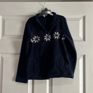 Half zip fleece sweatshirt.  It great condition.